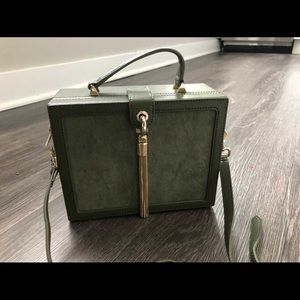 Artsy Purse with velvet interior